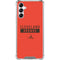 NFL Cleveland Browns Orange Performance Series Galaxy A15 5G Clear Case